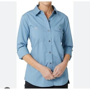 Wrangler Light Blue Women's Button-Down Shirt
